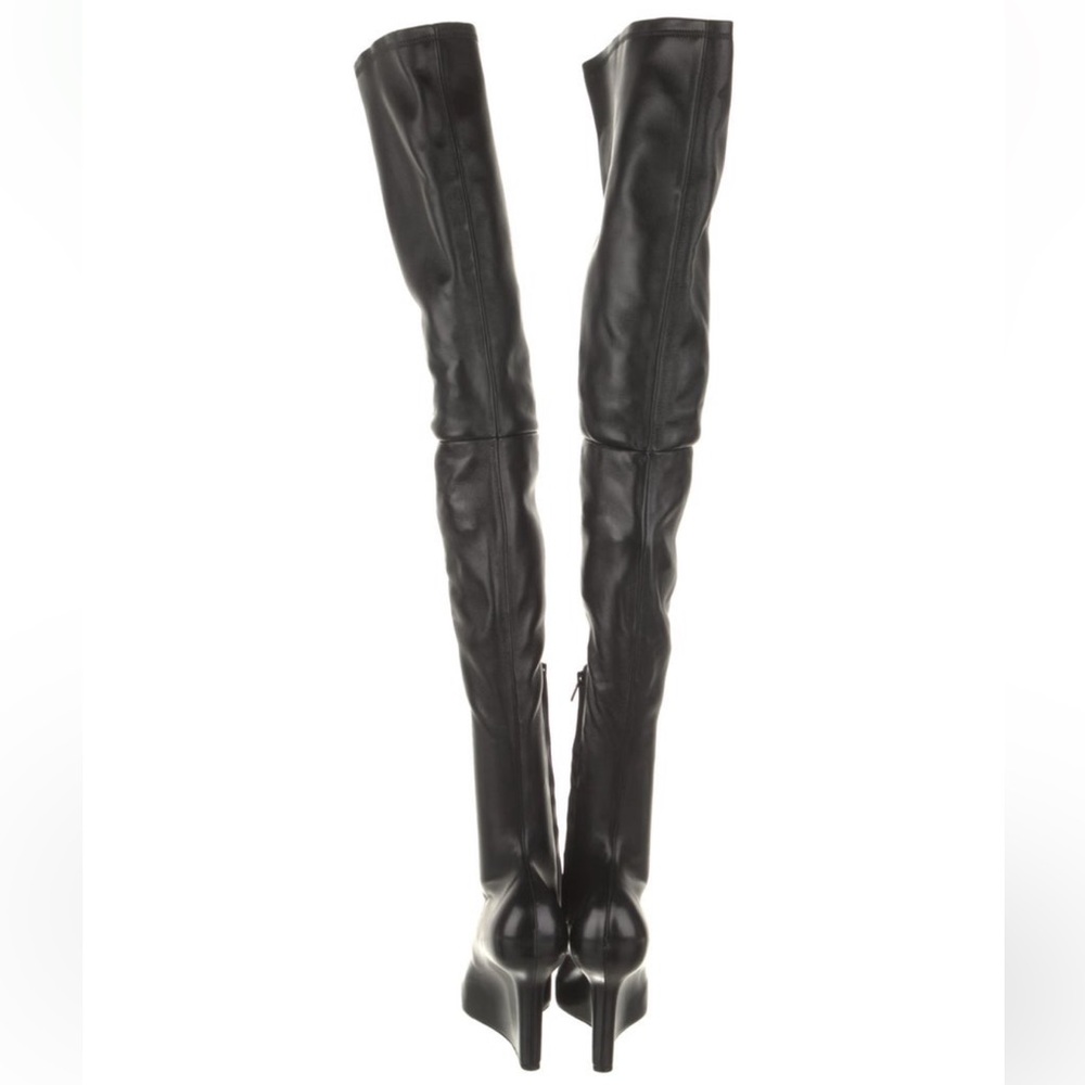 Givenchy leather Thigh high Boots - Picture 4 of 5